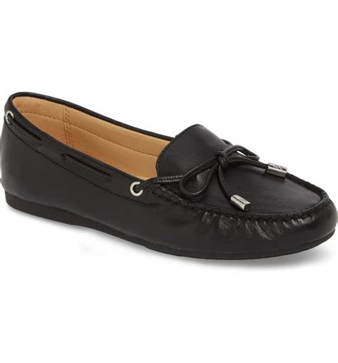 michael michael kors sutton moccasins black|Sutton Leather Moccasin .